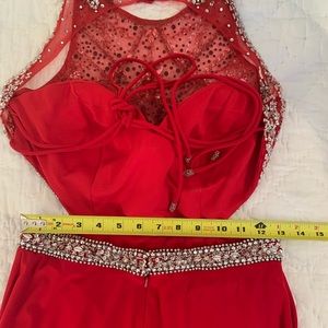 Camille La Vie Dresses | Camille La Vie Prom Dress Red Embellished Size 6 | Poshmark